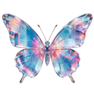 Mariposa de cristal